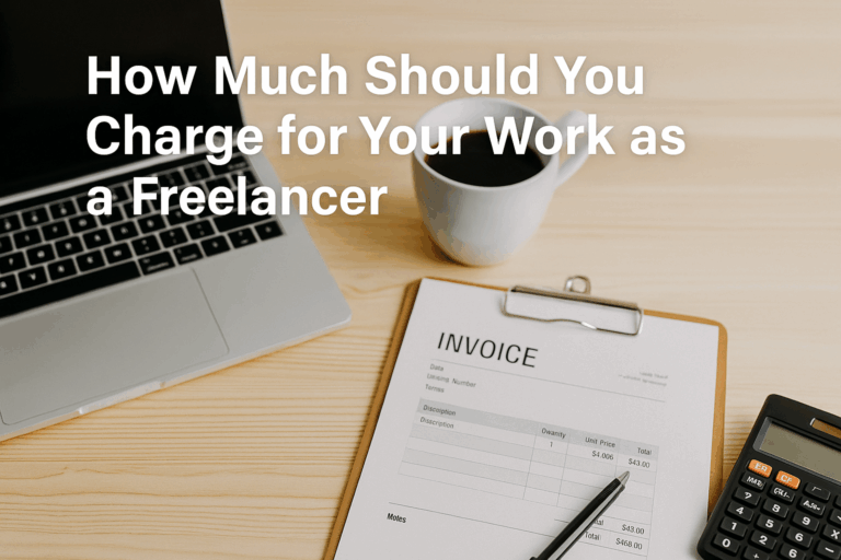 How Much Should You Charge for Your Work as a Freelancer